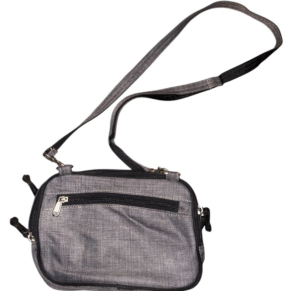 REI Dark Gray  With Heart Crossbody Travel Hiking Small Bag Pouch - Picture 4 of 4